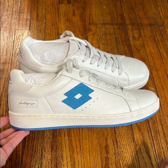 lotto Other - Lotto Men's Classic White and Blue Sneakers